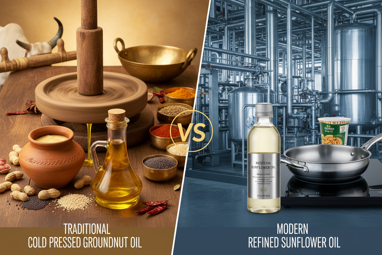 Cold Pressed Oil vs Refined Oil in India: What Should You Really Be Cooking With?
