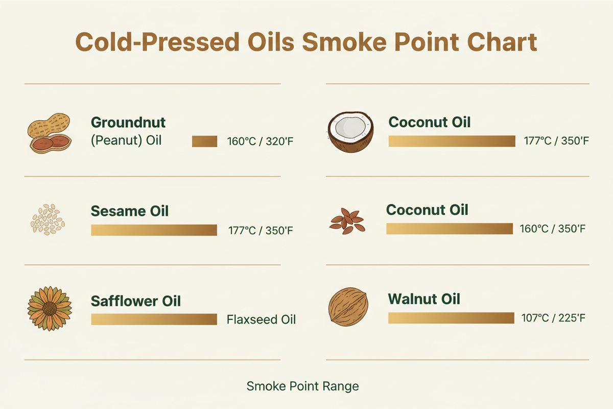 Cooking Temperatures & Smoke Points | Nakulya Cold Pressed Oils ...