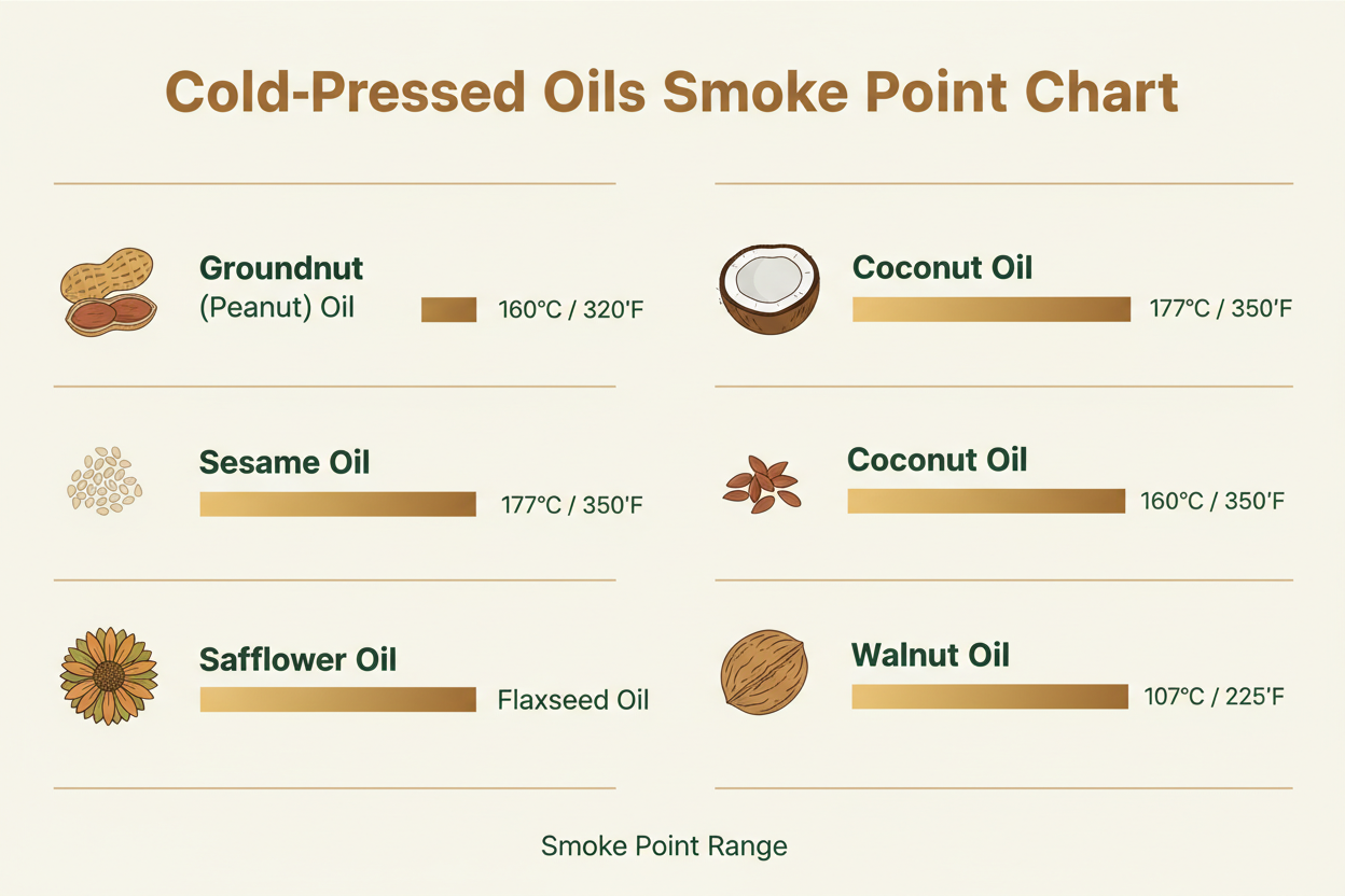 Cooking Temperatures & Smoke Points | Nakulya