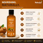 Nakulya Cold Pressed Walnut Oil, 100 ml, 100% Pure, Natural, Unrefined Edible Oil-3