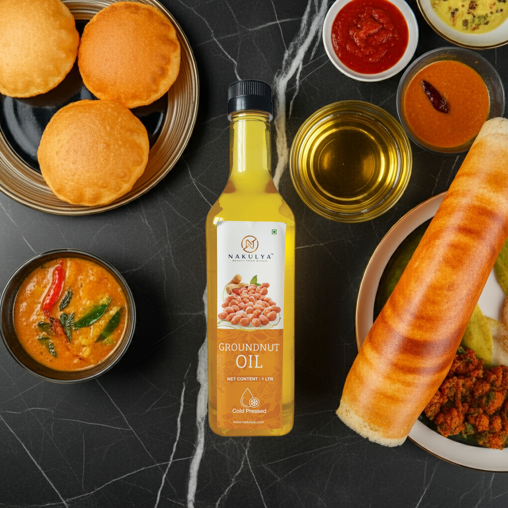 Cold Pressed Groundnut Oil