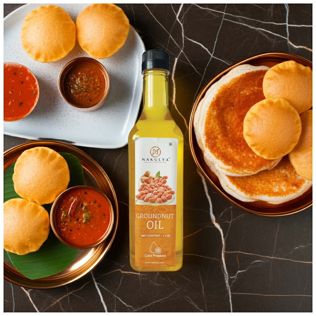 Cold Pressed Groundnut Oil