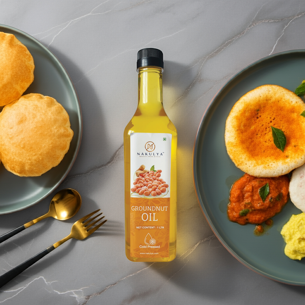Cold Pressed Groundnut Oil
